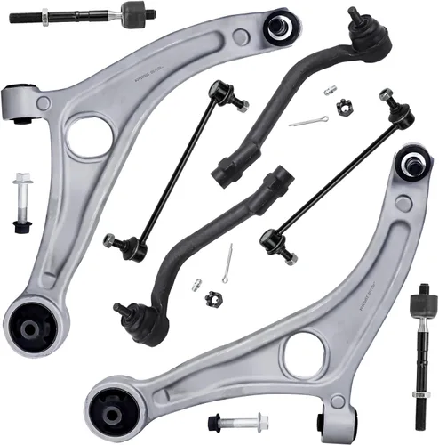 Miniatura 15 de Detroit Axle - Kit de brazos de control de extremo delantero de 8 piezas para Dodge Dakota 00-04, Durango 00-03, 4 brazos de control superior e