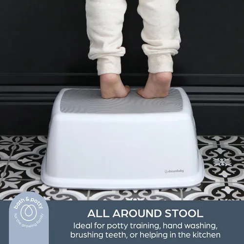Miniatura 2 de Dreambaby Taburete para niños y adultos, ayuda de entrenamiento con escalones antideslizantes de agarre seguro, soporta hasta 320 libras para niños