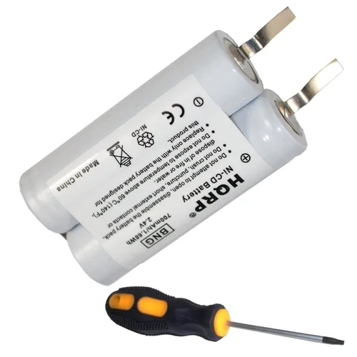 HQRP Batería compatible con Philips Norelco 5887XL 605RX 650TX 665RX 6701X 6705X HQ6763 HQ6762 HQ6761 HQ6760 Razor/Shaver plus Screwdriver