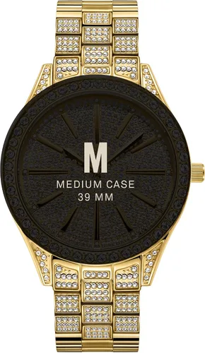 Miniatura 4 de JBW Reloj de pulsera de lujo para mujer Cristal de 0,12 quilates con brazalete de eslabones de acero inoxidable