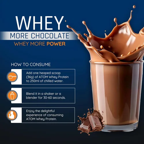 Miniatura 5 de Asitis Nutrition AS-IT-is Atom Whey Protein with Digestive Enzimas Certificado US Labdoor para precisión y pureza 0.95 oz de proteína 0.27 oz