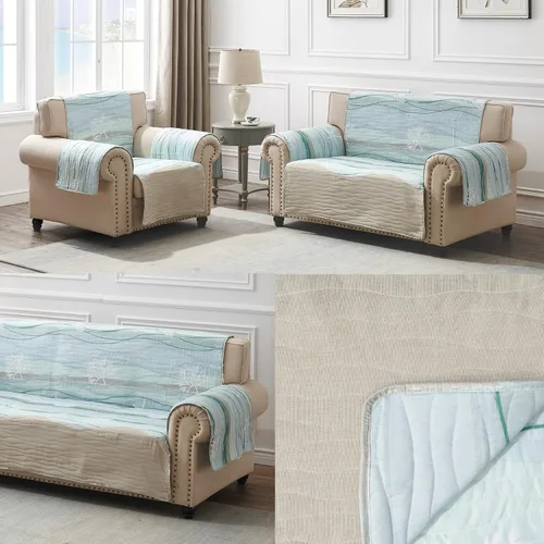 Miniatura 3 de Greenland Home Funda reversible Maui - Protector de muebles - Sofá - Multicolor
