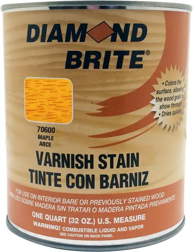 Miniatura 7 de Diamond Brite - Tinte para barniz 70100-2, acabado interior de madera que mejora el grano de madera natural, revestimiento de madera duradero