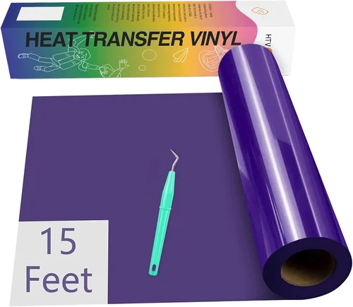 Miniatura 31 de HTVRONT Rollo de vinilo HTV con purpurina verde, 12 x 15 pies, vinilo de transferencia de calor con purpurina verde para camisas, vinilo para Brillo