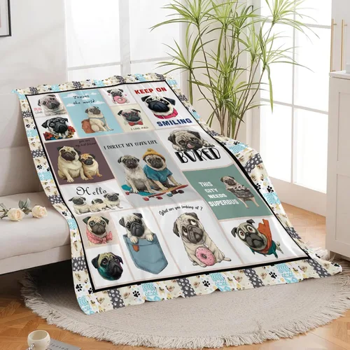 Miniatura 257 de Manta de Foca del Océano, Regalos de Focas para Niños, Niñas, Adultos, Mujeres y Hombres, Suave, Acogedora, Cálida, Felpa Esponjosa, Mullida
