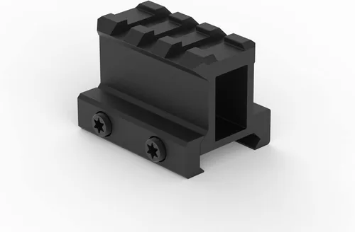 Monstrum Lockdown V3 Picatinny - Soporte elevador con base de tope de retroceso | 1.5 pulgadas de longitud