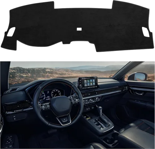 Miniatura 18 de SPEEDWOW Cubierta Alfombrilla para Tablero de Instrumentos Tapete Alfombra Compatible para Toyota Camry 2002-2006 Alfombrilla para Tablero Cubiertas