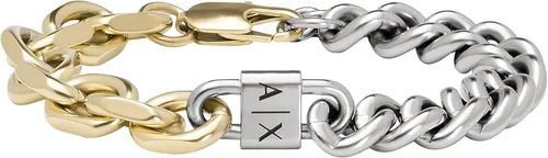 Miniatura 20 de A X Armani Exchange - Pulsera de cadena de acero inoxidable para hombre