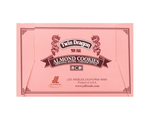 Miniatura 2 de Galletas de almendra Twin Dragon 15 onzas, paquete de 2