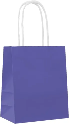 Miniatura 4 de Kiwi - Bolsas de papel kraft verde para fiestas, 5 pulgadas, 1 unidad, perfectas para eventos temáticos de colores y regalos