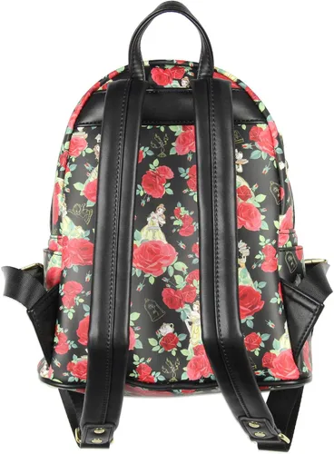 Miniatura 3 de Loungefly Disney Beauty And The Beast Belle Roses - Mini mochila Negro - Mochila de día