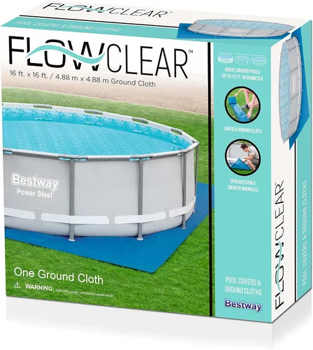 Miniatura 11 de Bestway Paño de tierra de 11' x 11', rectangular