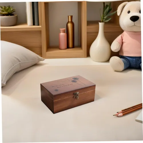 Miniatura 6 de Happyyami Titular de la joyería de madera y artículos diversos contenedor de almacenamiento