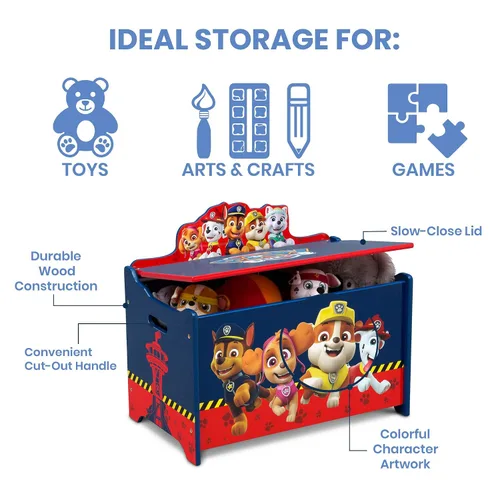 Miniatura 4 de Delta Children - Caja de juguetes Deluxe, PAW Patrol