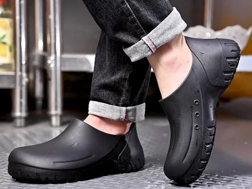 Miniatura 6 de Zapatos de chef antideslizantes para hombres y mujeres, impermeables, resistentes al aceite, cómodos zuecos antideslizantes para enfermería, cocina