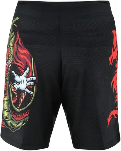 Miniatura 8 de MS9 Pantalones cortos de artes marciales mixtas para hombres, Grappling Kick Boxing BJJ Boxing