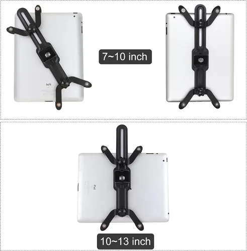 Miniatura 4 de Soporte de pared para tableta, negro, de 7 a 13 pulgadas Adecuado para tabletas, hogares, aulas, lugares médicos, negocios