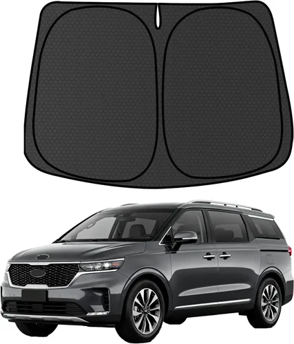 Miniatura 15 de Civic - Parasol para parabrisas Honda Civic 2022-2024 2025 (no para Honda 2022 Sport), visera frontal gruesa plegable 1:1, mantiene tu automóvil más