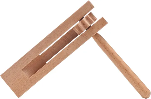 Miniatura 2 de Trinquete giratorio de madera para hacer ruido, matraca tradicional para fiestas, eventos deportivos y celebraciones, 1 paquete