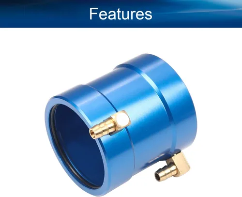Miniatura 3 de Bettomshin Motor de aluminio de refrigeración por agua chaqueta de metal control remoto modelo barco partesBlueSuitable for36Series Control remoto