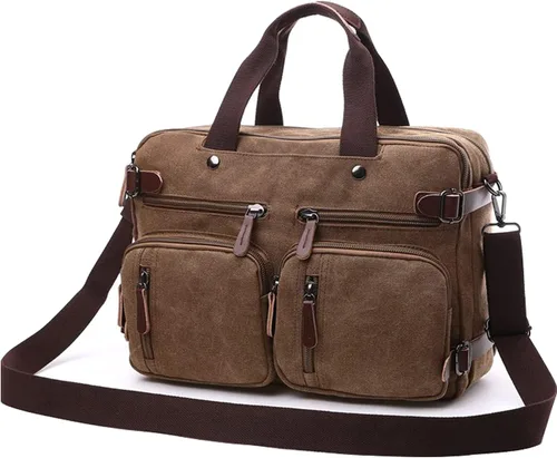 Miniatura 4 de Iblue Bolso de mensajero Mochila Bolso de hombro Maletín se adapta a 17.0 en el ordenador portátil # 7693, XL, Negro