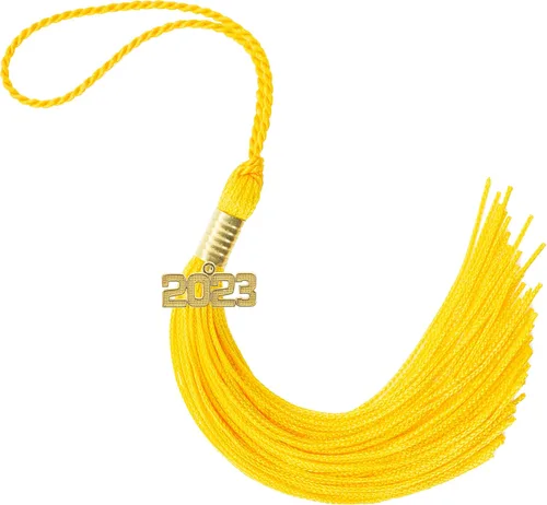 Miniatura 439 de Borla de graduación Aqua 2022, todos los colores escolares disponibles, fabricada en Estados Unidos