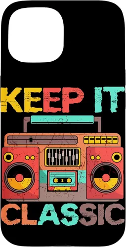 Miniatura 6 de Keep It Classic Radio 80s 90s Retro Vintage Cassette Player Funda para iPhone 17 Pro Max