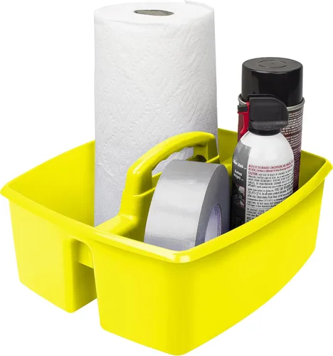Miniatura 12 de Storex, clasificador grande para manualidades para salón de clases con tazas, 13 x 11 x 6.575 pulgadas, verde, caja de 2 unidades (00983A02C)
