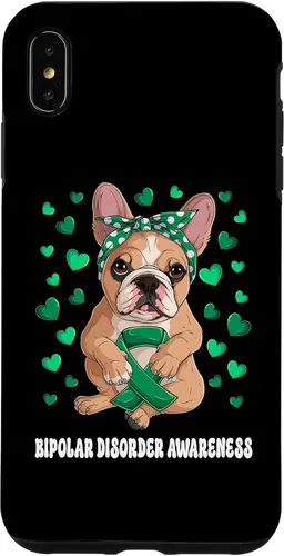 Miniatura 7 de Funda de concientización sobre el trastorno bipolar del guerrero superviviente de la cinta verde para iPhone 13 Pro