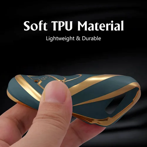 Miniatura 6 de Funda protectora de TPU para llavero inteligente compatible con Kia 2014-2019 Cadenza, 2015-2018 K900 K7 K9, 4 botones sin llave accesorios remotos