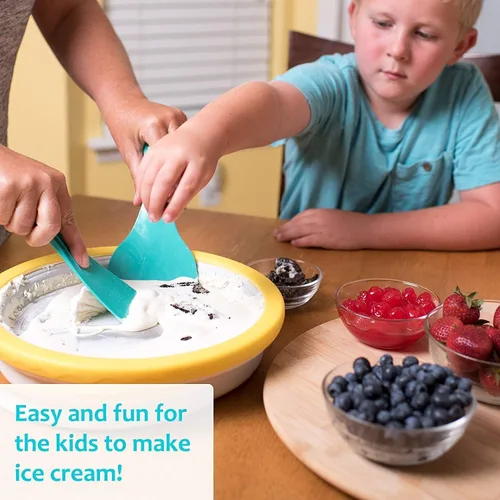 Miniatura 3 de Máquina de helado - Golosinas congeladas en minutos - Ice Cream Time Pan - Yogur congelado, sorbete, gelato - Diversión familiar, alternativa