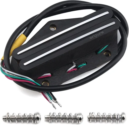 Miniatura 8 de OriPure Alnico 5 Pastillas Humbucker de doble carril caliente TL Pastilla puente 13.6K Fit TL estilo guitarra eléctrica parte Doble riel 13.6K