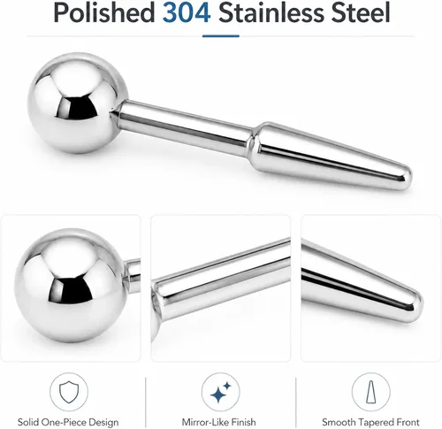 Miniatura 4 de 2.48" Elite Solid urethral Sonidos Plug Camilla Sex Toys