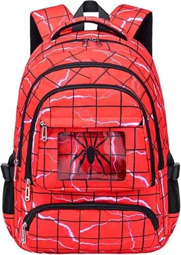 FunnyGifts Mochilas para niños y niñas, mochila escolar para escuela primaria y preescolar para niños de 4, 5, 6, 7, 8, 9, 10, 11, 12