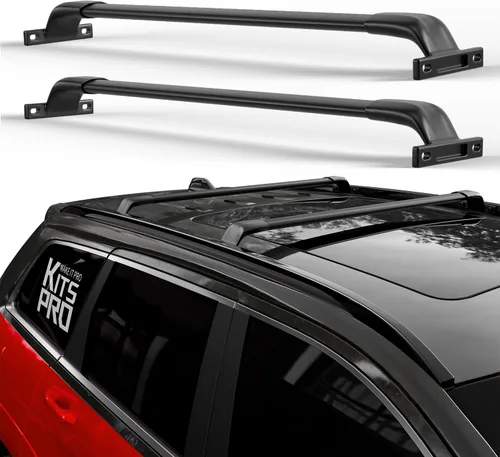 KitsPro Barras transversales para portaequipajes de techo de 260 libras para Jeep Grand Cherokee 2022-2025, Grand Cherokee L 2021-2025, barra