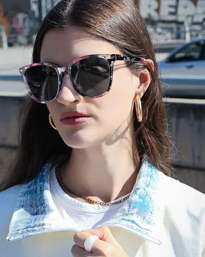 Miniatura 25 de FIMILU Paquete de 2 lentes de sol polarizados para mujer, lentes de protección UV400, montura grande, lentes de moda, elegantes