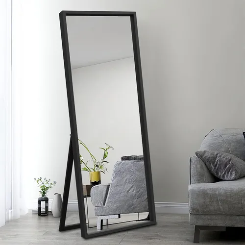 Miniatura 2 de NeuType Espejo de Cuerpo Entero, 59"x16" Espejo de Cuerpo Entero con Soporte Espejo de Pie de Cuerpo Entero Espejo de Pie Espejo para Montar