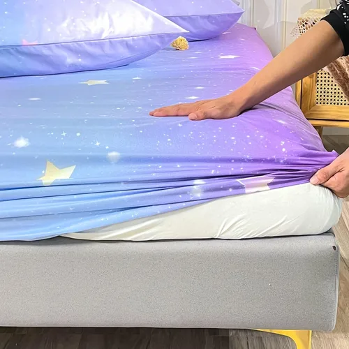 Miniatura 6 de HOSIMA Juego de ropa de cama, sábanas de microfibra de bolsillo profundo tamaño Queen de 61"×81" con 2 fundas de almohada, ropa de cama