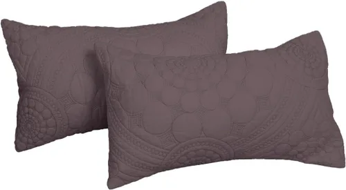 Miniatura 23 de vctops Funda de Sofá con Bordado de Círculo Bohemio de Color Sólido de Algodón Acolchado Antideslizante Fundas de Sofá Seccional Funda de Sofá