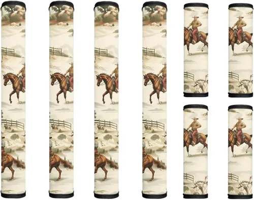 Miniatura 16 de America250 Refrigerator Door Handle Covers Set of 8 Fridge Oven Dishwasher Kitchen Appliance Protector for 250 Years of American Independence Get