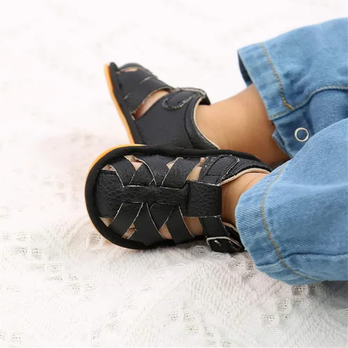 Miniatura 2 de RVROVIC Sandalias para bebés niños y niñas, zapatos de verano de primera calidad para exteriores, ligeras, suaves, antideslizantes, suela para niños
