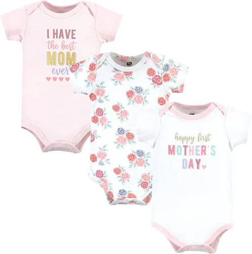 Miniatura 192 de Hudson Baby baby-girls Cotton Bodysuits 3-pack