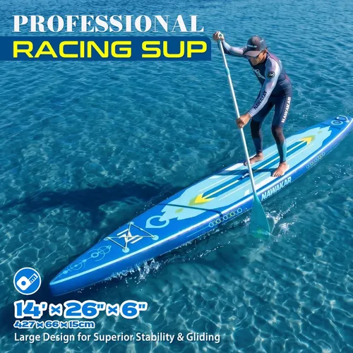 Miniatura 2 de FunWater Tabla de remo inflable de 10 pies 6 pulgadas, 11 pulgadas, 11 pies y 6 pulgadas, para adultos y jóvenes, tablas de remo inflables
