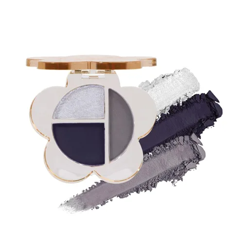 Miniatura 8 de Paleta de sombras de ojos con purpurina rosa, sombra de ojos color crema brillante mate, sombra de ojos marrón ahumado perezosa, altamente