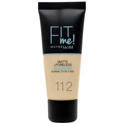 Miniatura 28 de Maybelline New York Fit Me Matte + Poreless Base Líquida, Formato de Bolsa, 220 Natural Beige, 1.3 onzas 220 Beige natural