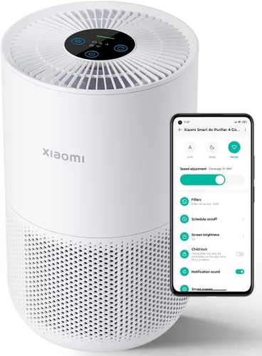 Xiaomi Purificadores de aire para el dormitorio del hogar, filtro HEPA H13, ultra silencioso, control inteligente, sensor de calidad del aire,