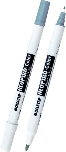 Deleter Neopiko - Marcador de color [tinta a base de alcohol, punta dual] [Color: (252) verde mar] Para diseño gráfico e ilustración profesional de