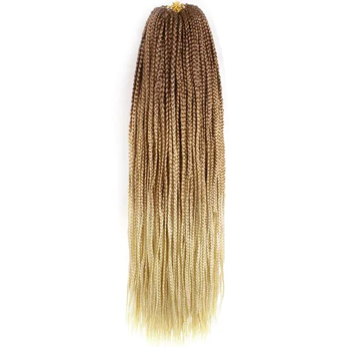 Miniatura 33 de XTREND 10 Pulgadas 6 Paquetes Trenzas de Caja de Ganchillo Cabello Pre-anudado Sin Nudos Bobo Trenzas de Caja 3X Extensiones de Cabello Trenzado 1b#