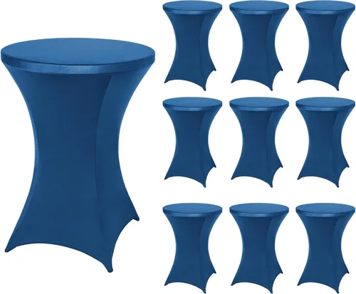 Miniatura 14 de FestiCorp Cubierta de Mesa de Spandex, Manteles Ajustados para Cóctel, Cubiertas de Mesa Redondas Elásticas Highboy para Fiesta, DJ, Bar, Boda, Rosa