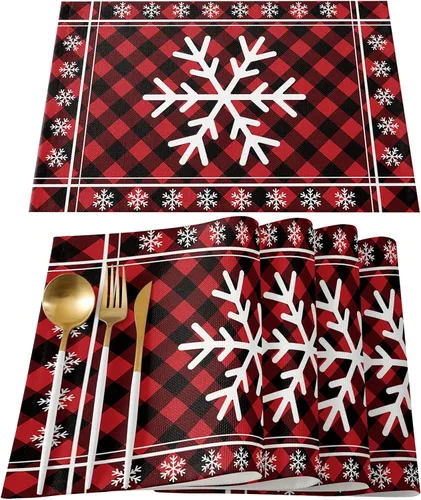 Miniatura 42 de Juego de 4 manteles individuales Boho de otoño, calabazas de acuarela para Acción de Gracias, resistentes al calor, lavables, para mesa, manteles